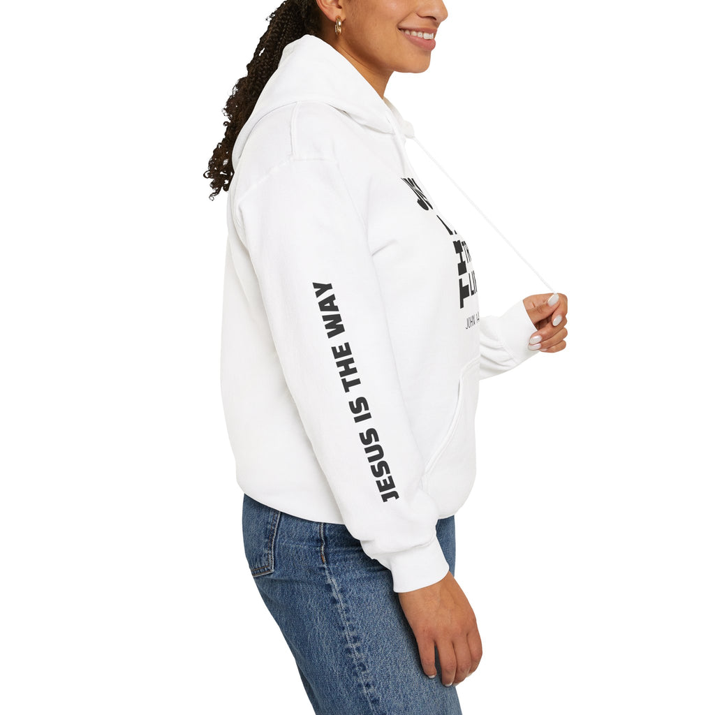Jesus The Way The Truth The Life Pullover Hoodie, John 14:6 Christian Hoodie