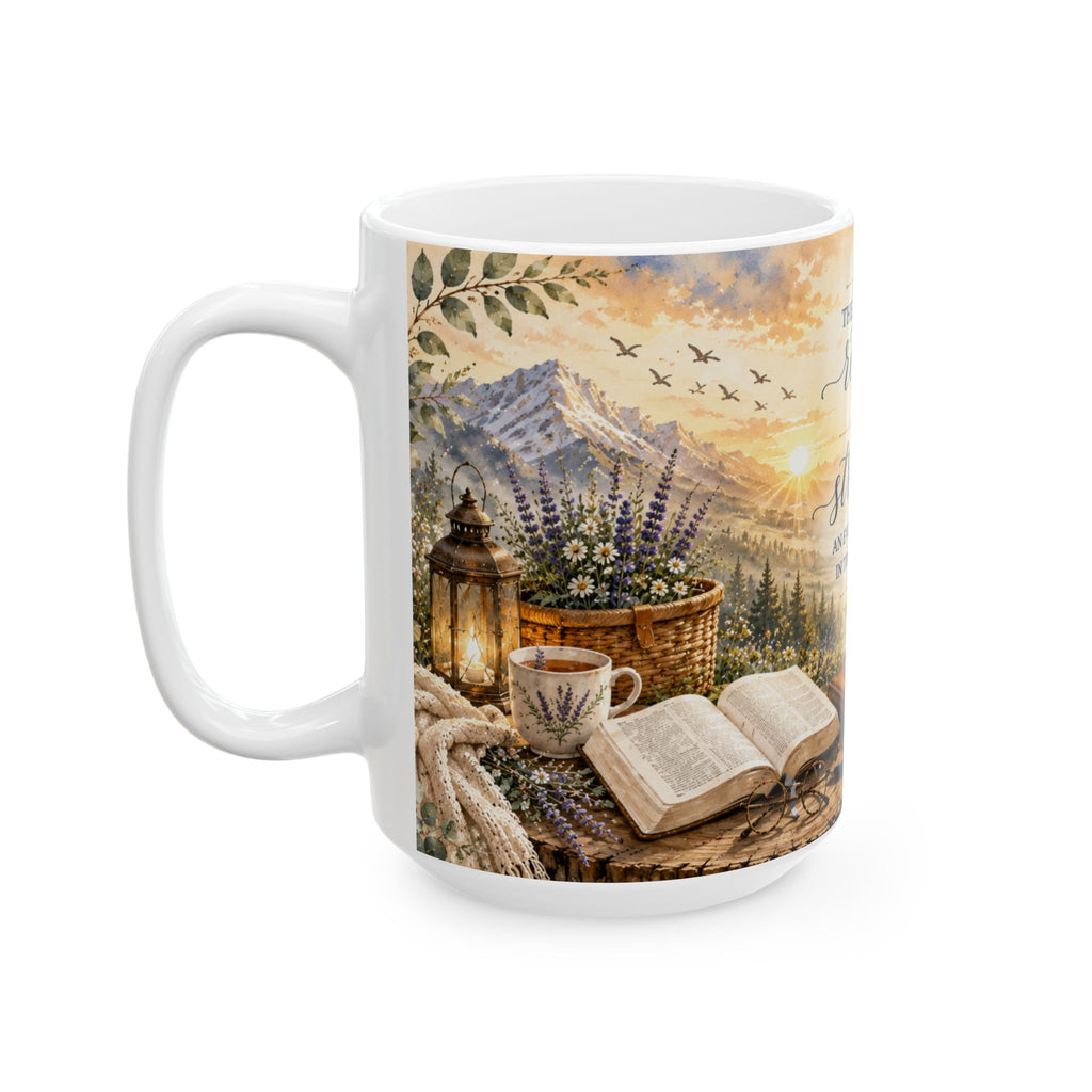The Lord Is My Refuge & Strength Psalm 46:1 Ceramic Mug