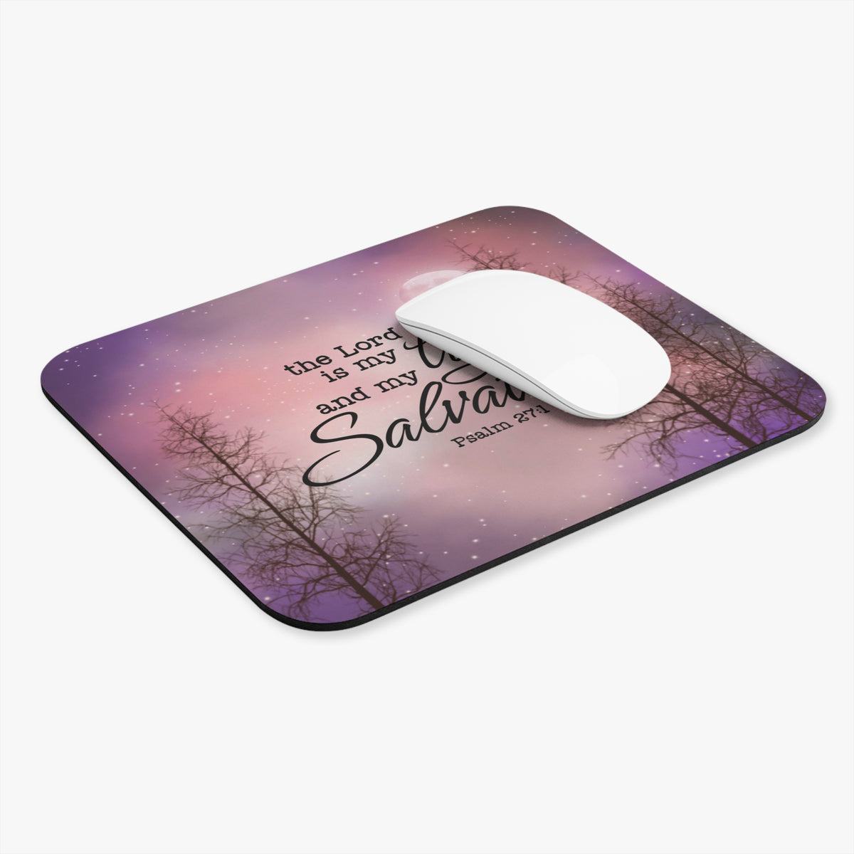 The Lord Is My Light & Salvation Psalm 27:1 Mouse Pad