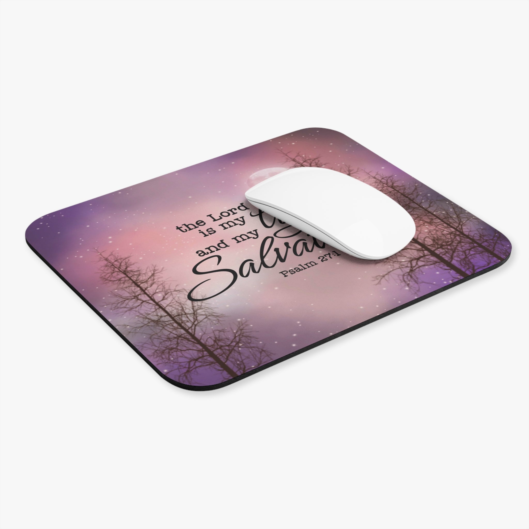 The Lord Is My Light & Salvation Psalm 27:1 Mouse Pad