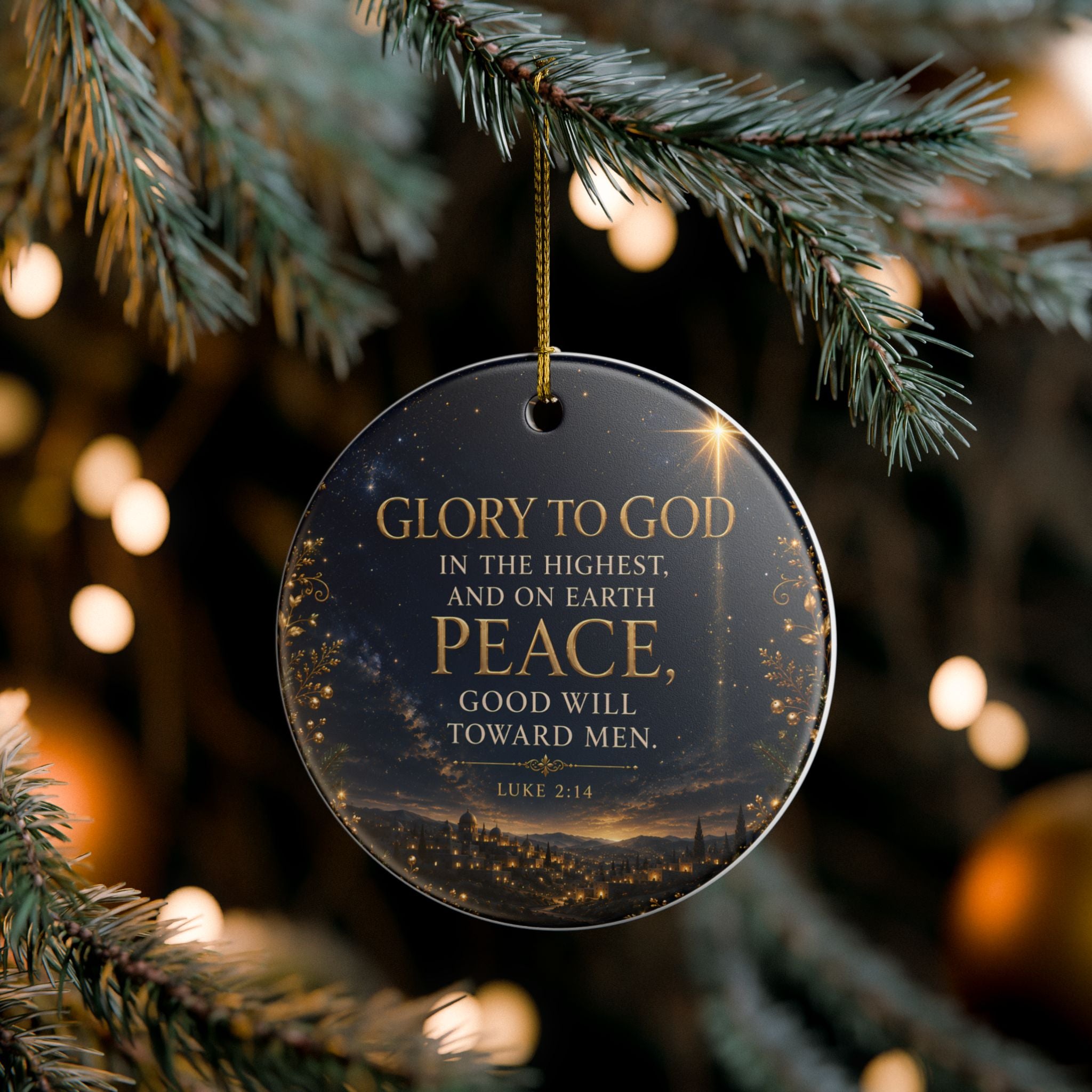 Glory to God in the Highest Ornament – Luke 2:14