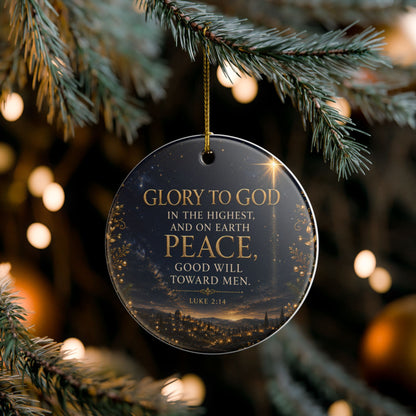 Glory to God in the Highest Ornament – Luke 2:14