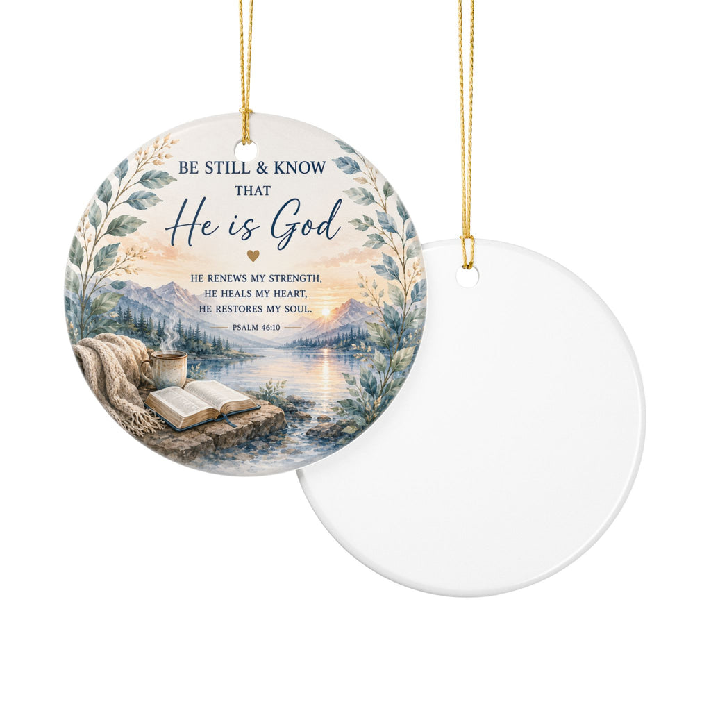 Be Still & Know That He Is God Ornament