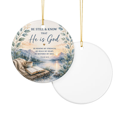 Be Still & Know That He Is God Ornament