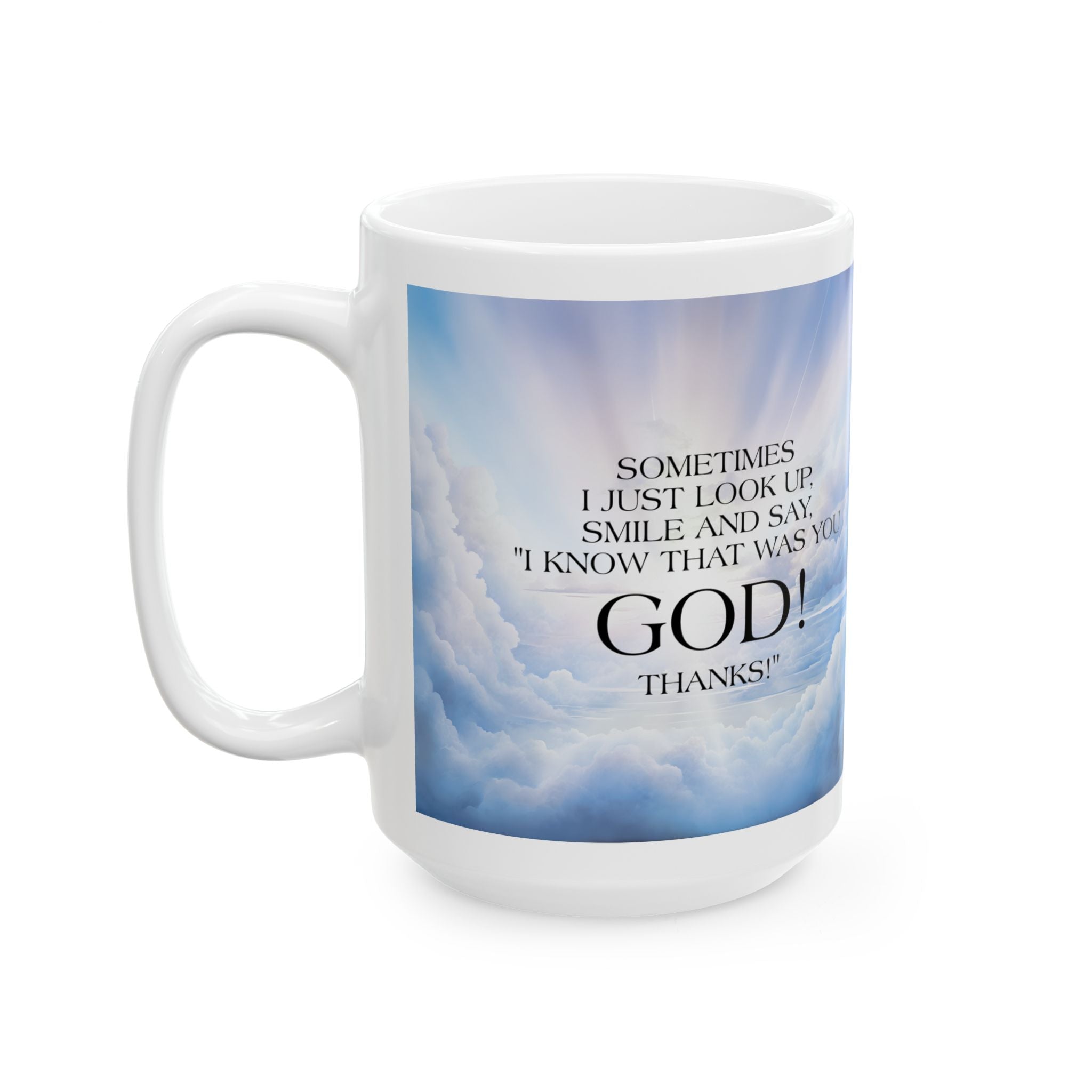 I Know That Was You, God! Mug | Inspirational Faith & Gratitude Mug