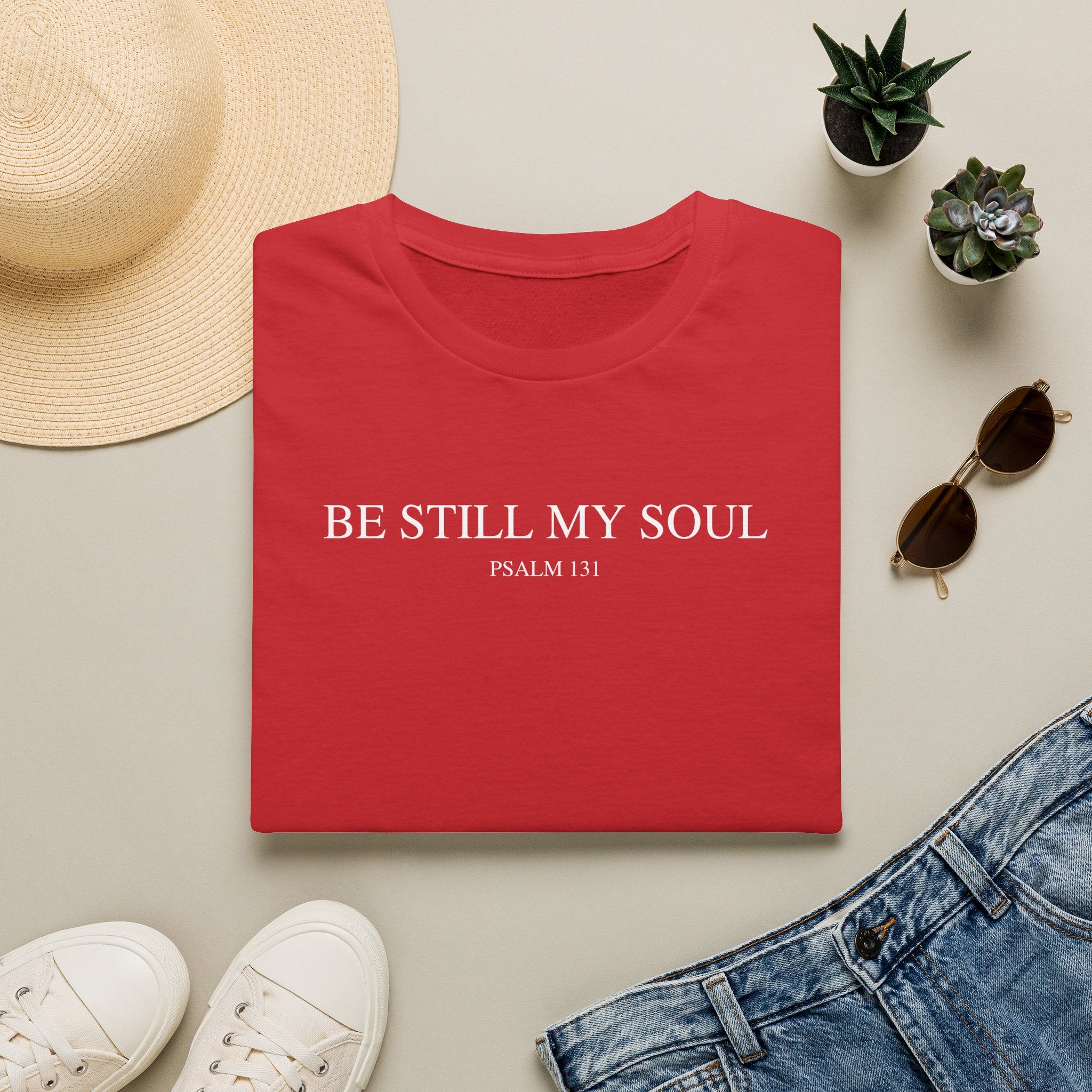 Be Still My Soul Christian T-Shirt, Faith & Trust in God Tee
