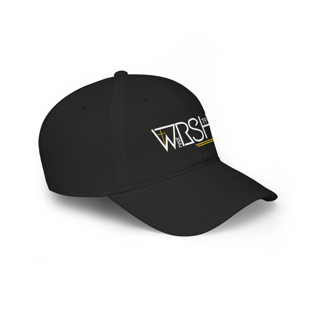 Made to Worship Christian Baseball Cap, Psalm 95:1 Faith Embroidered Hat