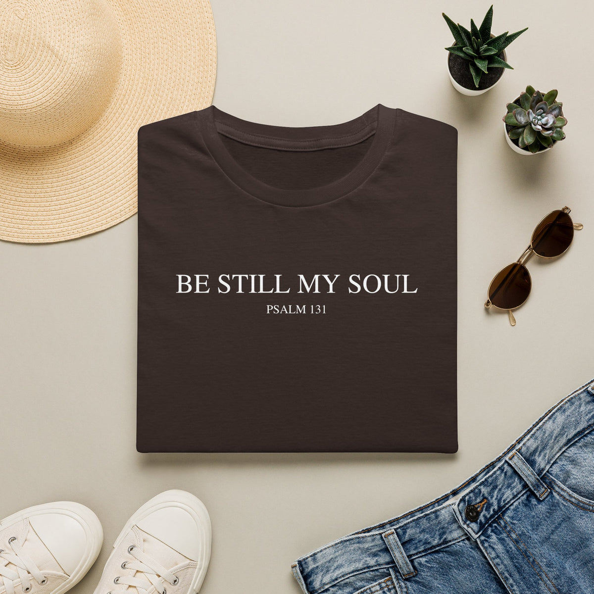 Be Still My Soul Christian T-Shirt, Faith & Trust in God Tee