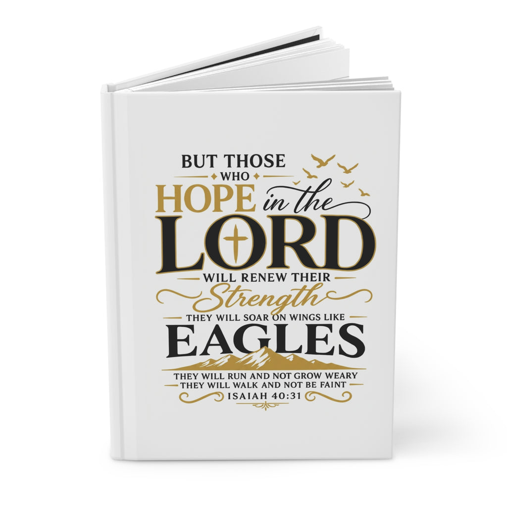 Hope in the Lord Hardcover Journal, Isaiah 40:31