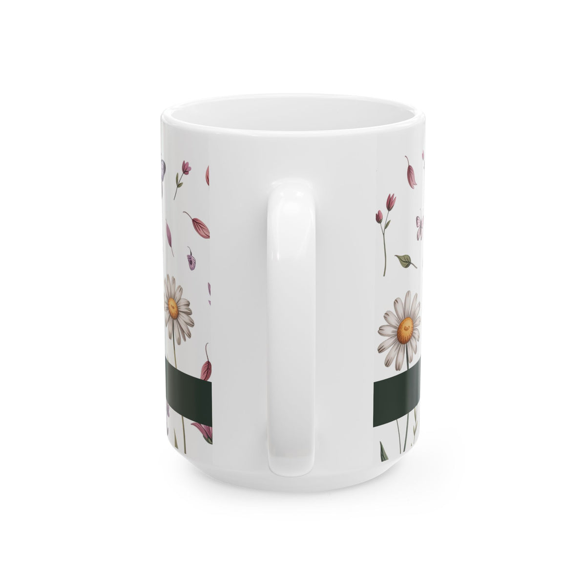 Bloom Where God Plants You Floral Ceramic Mug, (11oz, 15oz)