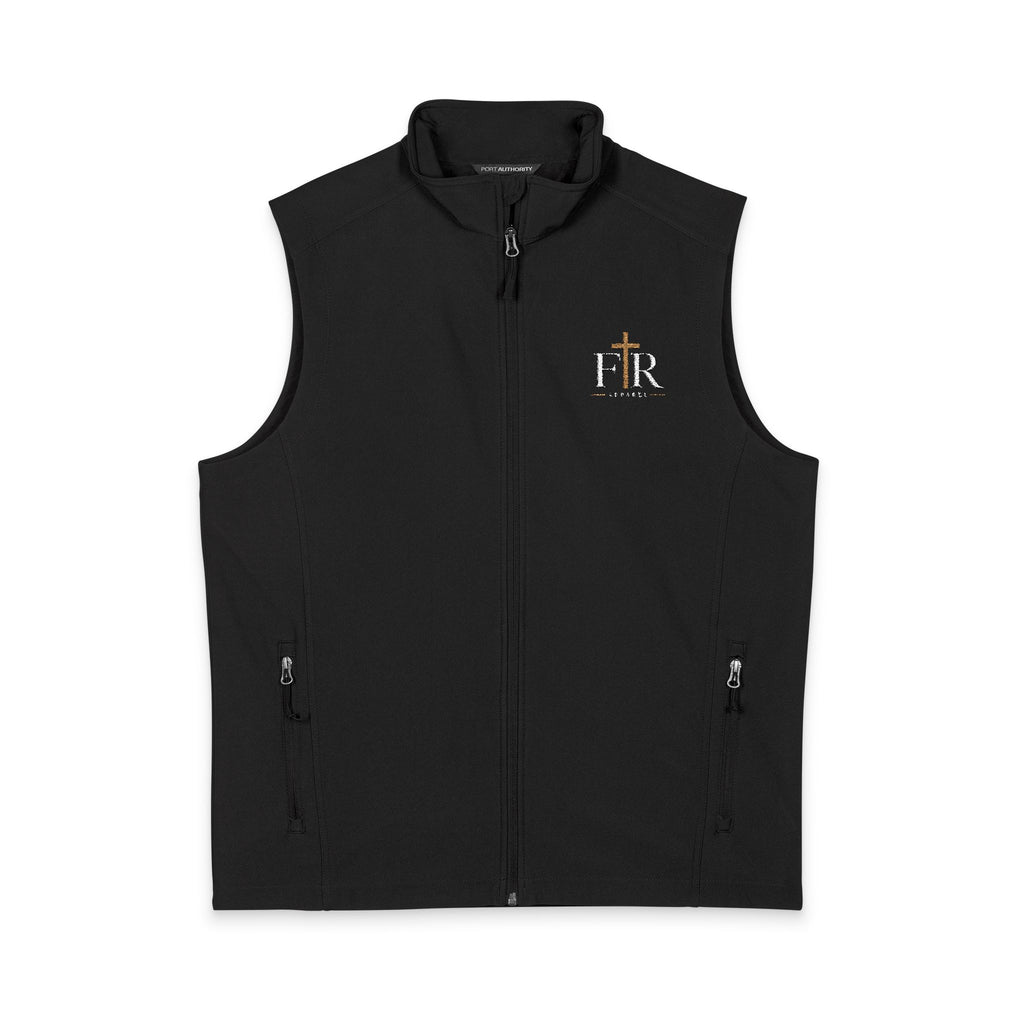 Men’s Faith Real Apparel Embroidered Core Soft Shell Vest