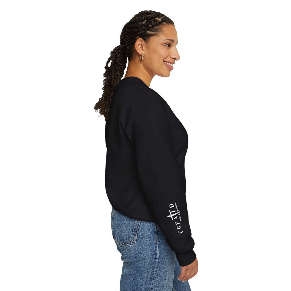 Faith Real Apparel Monogram Christian Sweatshirt