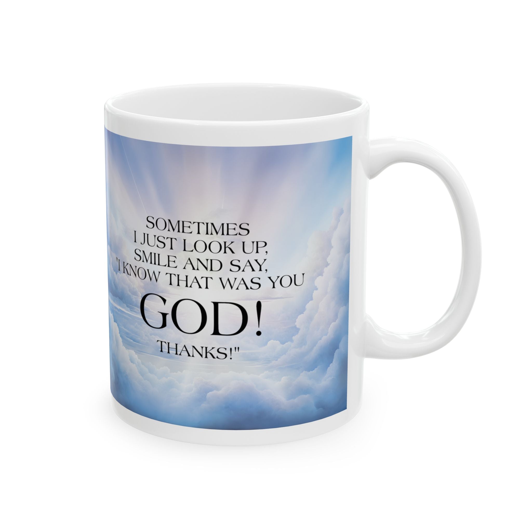I Know That Was You, God! Mug | Inspirational Faith & Gratitude Mug