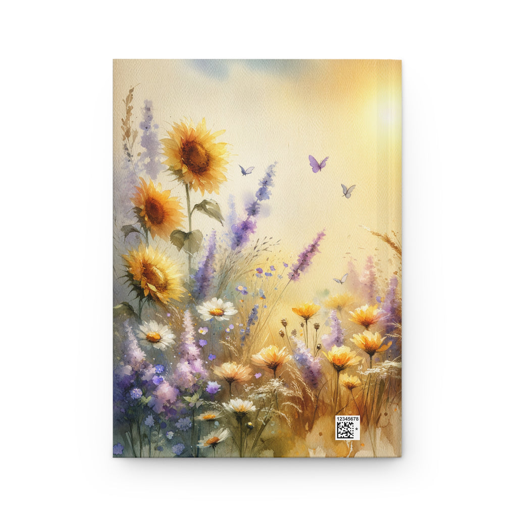 Breathe Write Reflect Grow Floral Lined Hardcover Journal