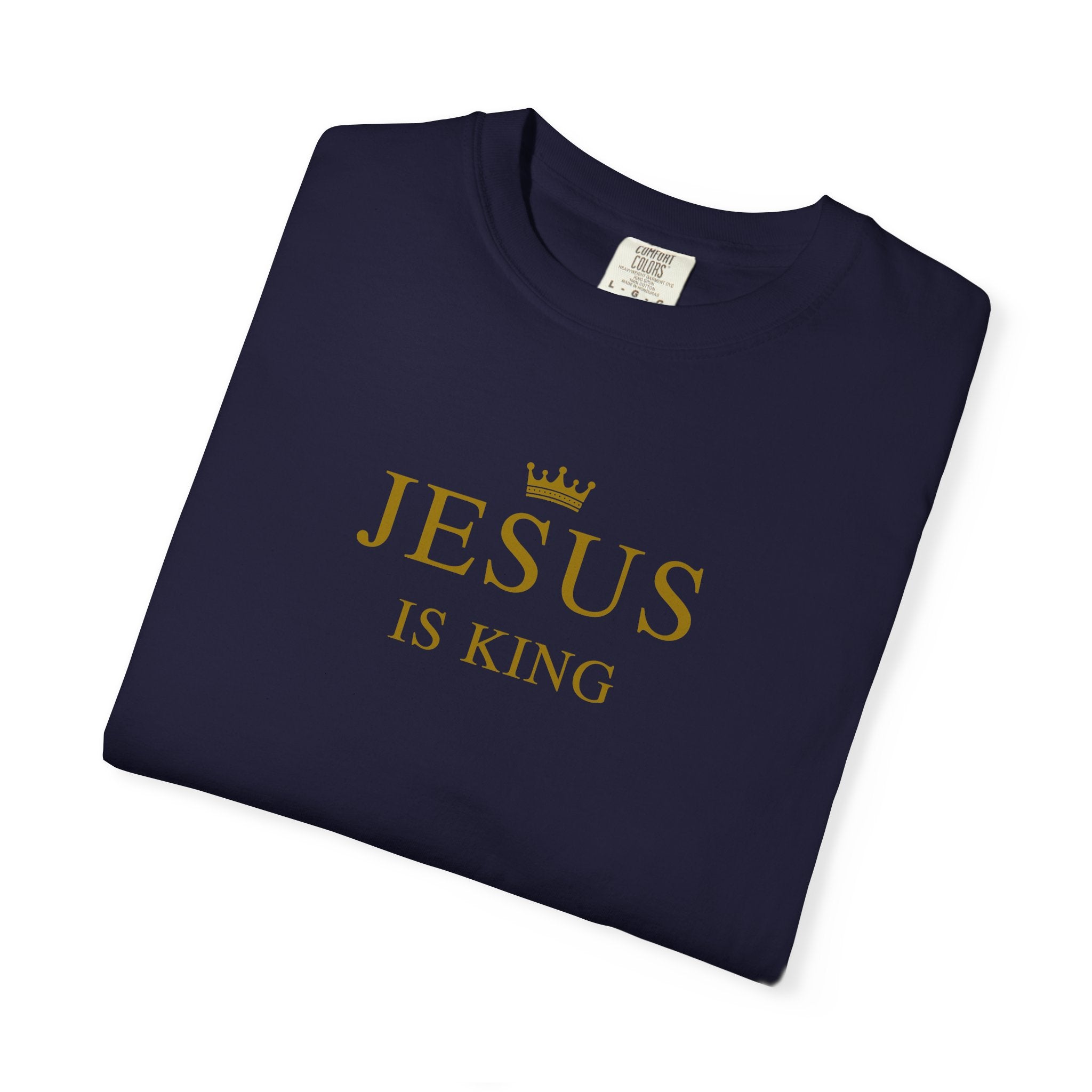 Jesus Is King Christian T-Shirt, Crown of Christ Tee