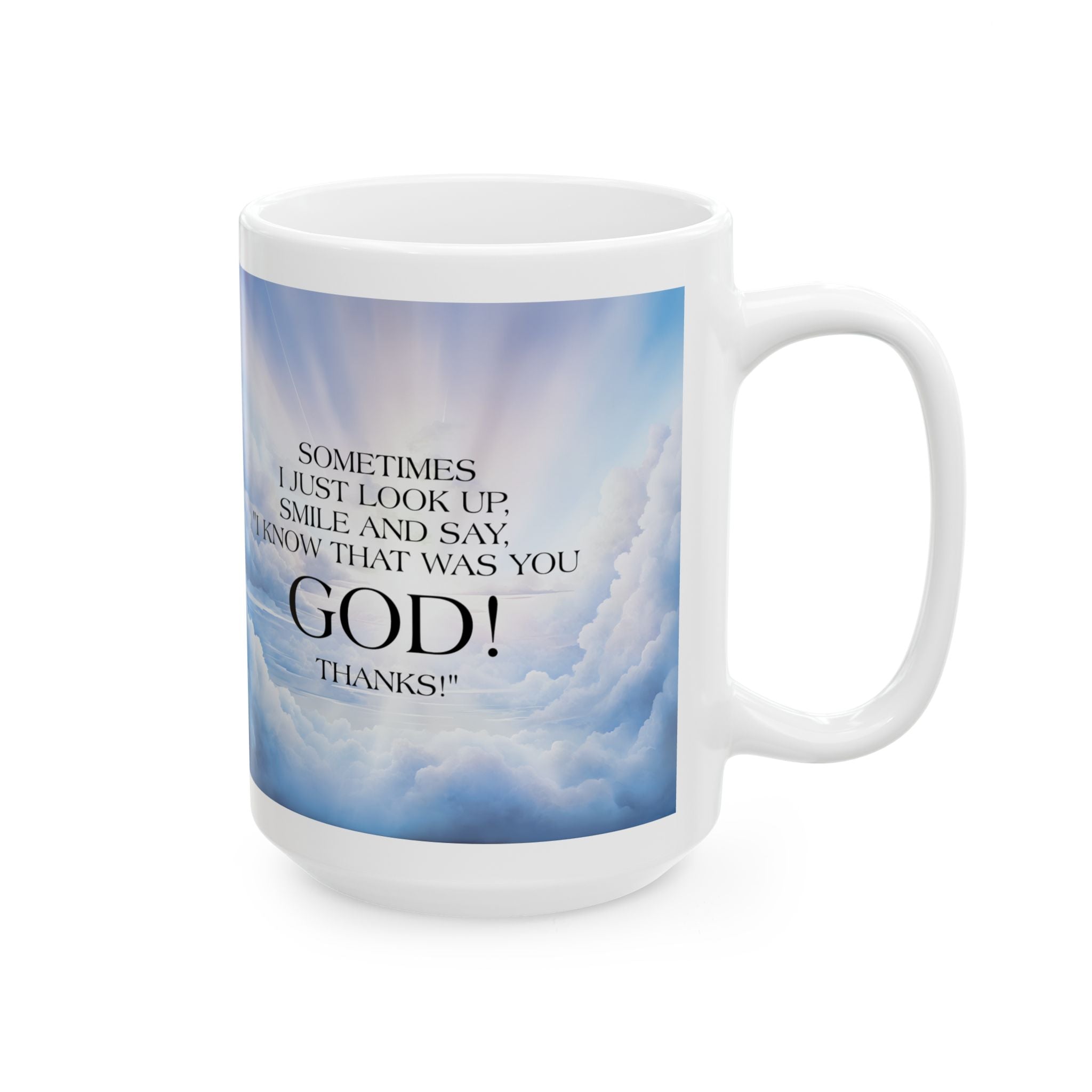 I Know That Was You, God! Mug | Inspirational Faith & Gratitude Mug
