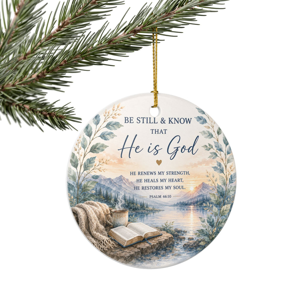 Be Still & Know That He Is God Ornament