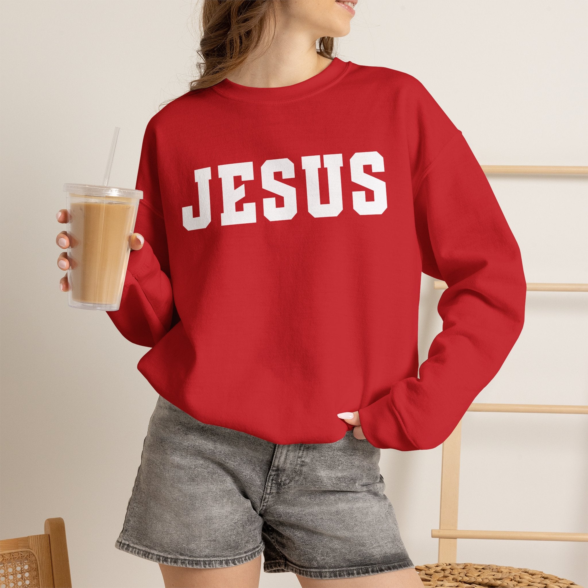Jesus Bold Christian Faith Sweatshirt
