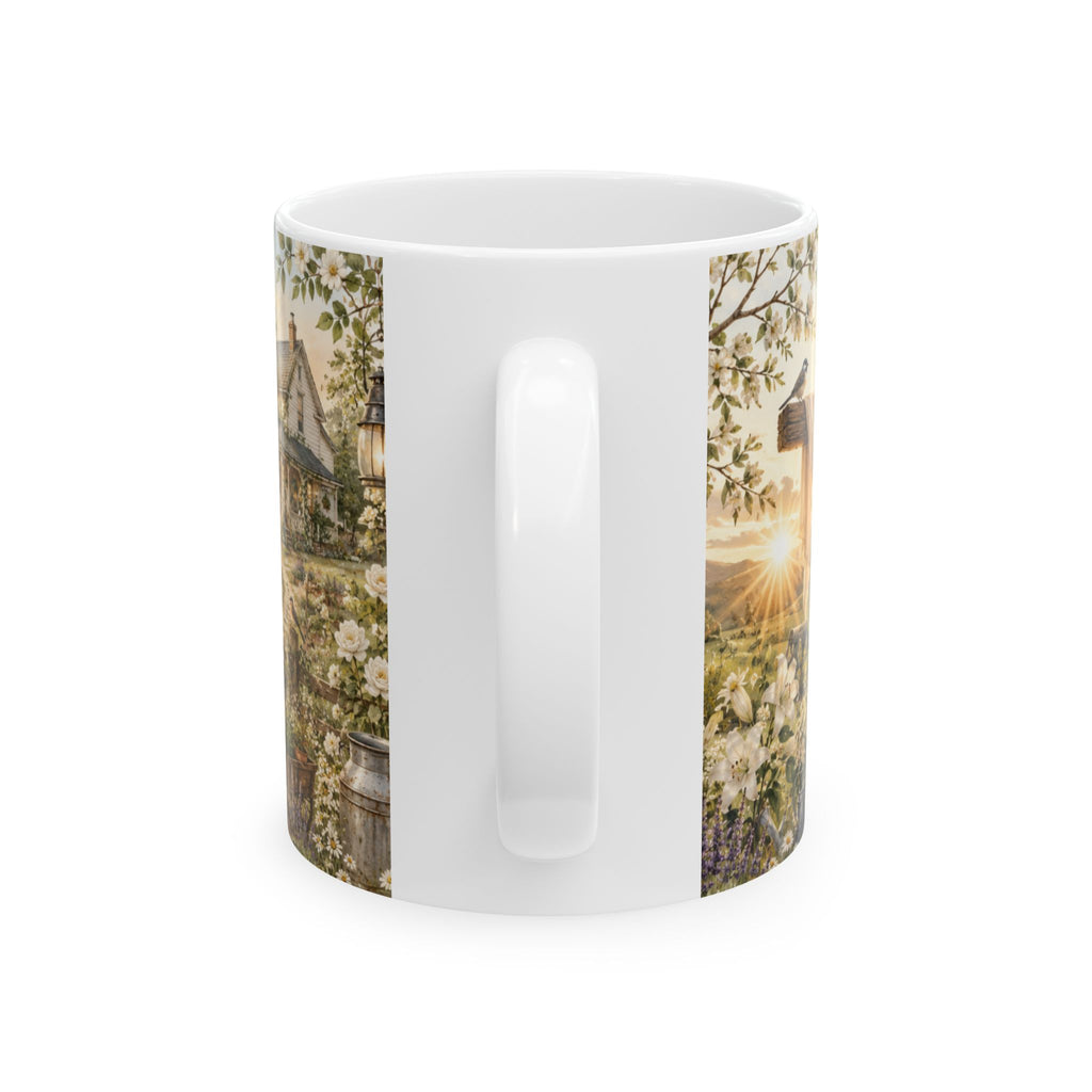 My Faith Lights My Journey Mug, Forever Anchored in Christ Ceramic Mug