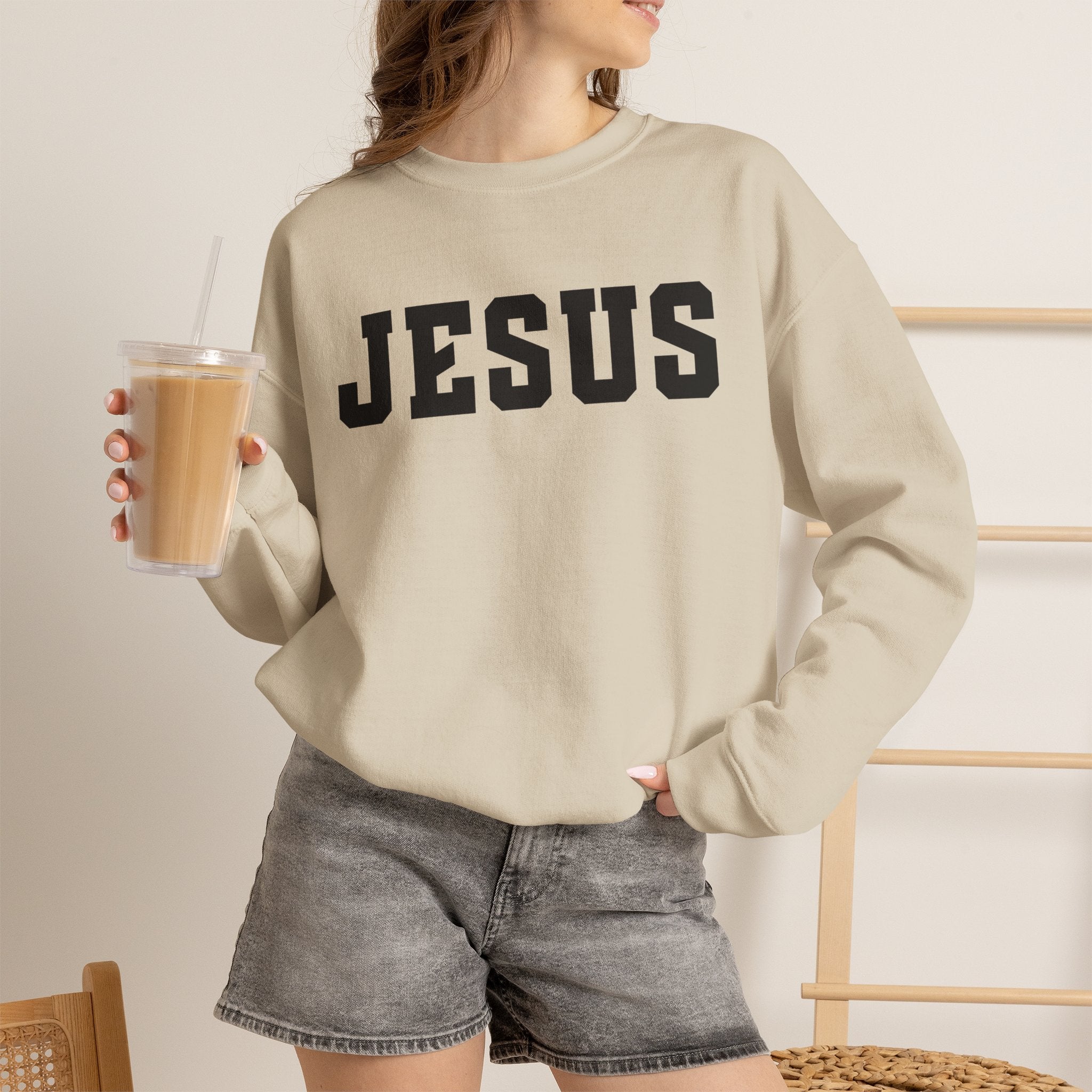 Jesus Bold Christian Faith Sweatshirt