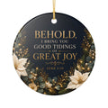 Behold, I Bring You Good Tidings of Great Joy Ornament