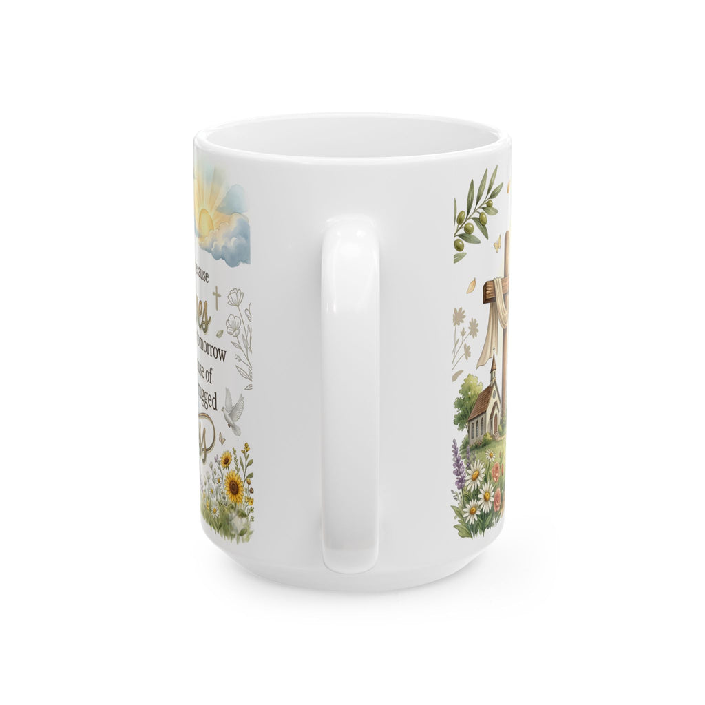Amazing Grace Christian Coffee Mug, Inspirational Faith Scripture Mug  11 oz, 15 oz