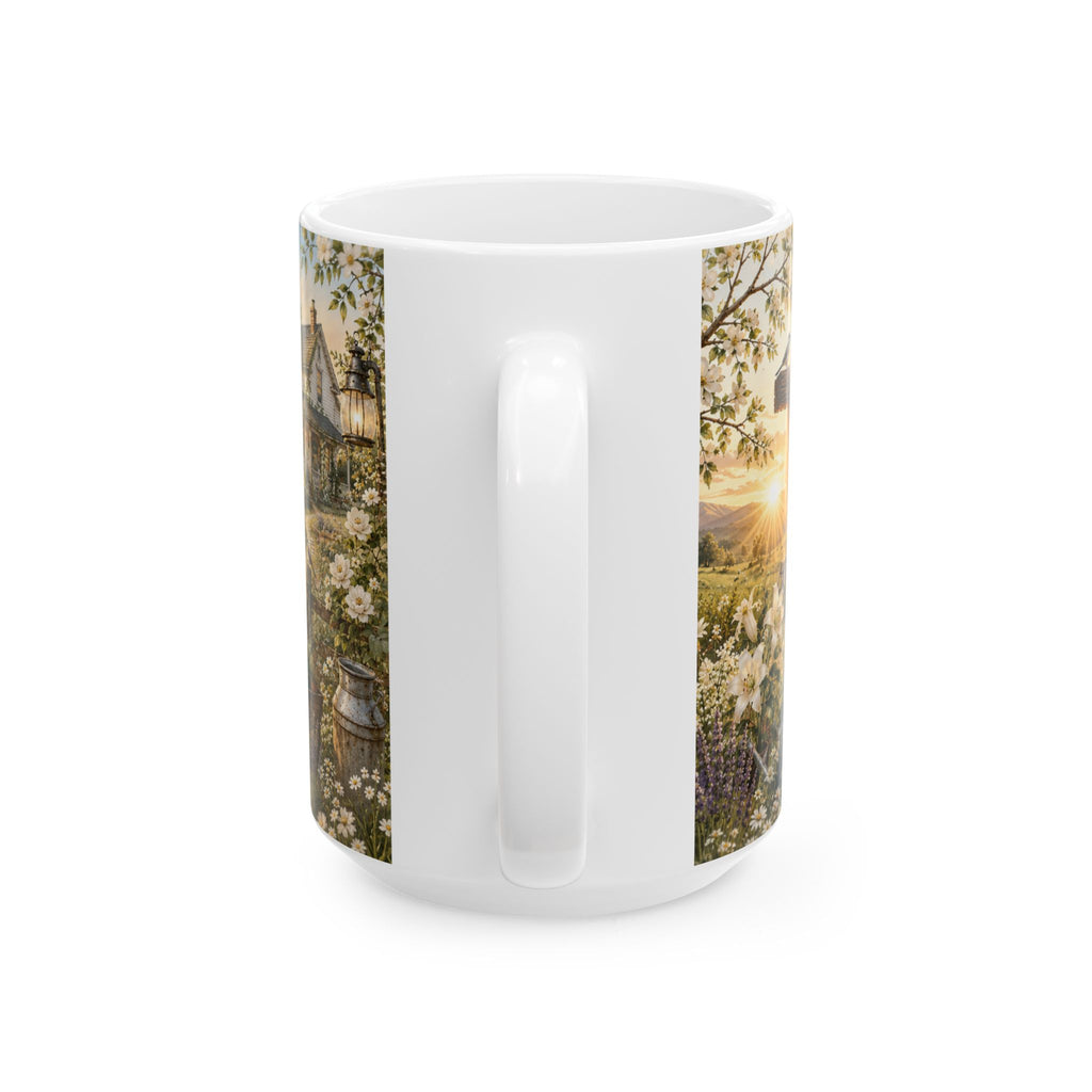 My Faith Lights My Journey Mug, Forever Anchored in Christ Ceramic Mug