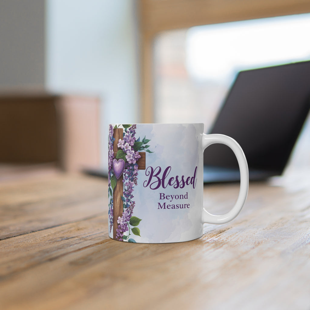 Blessed Beyond Measure Coffee Mug, Ephesians 1:3