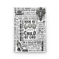 Man of God Hardcover Journal, Faith, Prayer & Bible Study Notebook