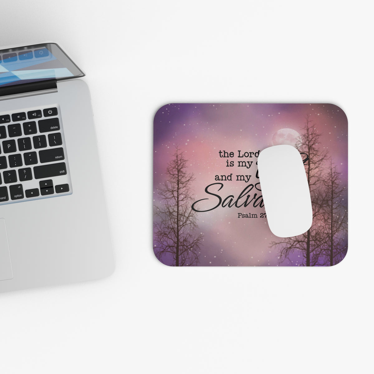 The Lord Is My Light & Salvation Psalm 27:1 Mouse Pad