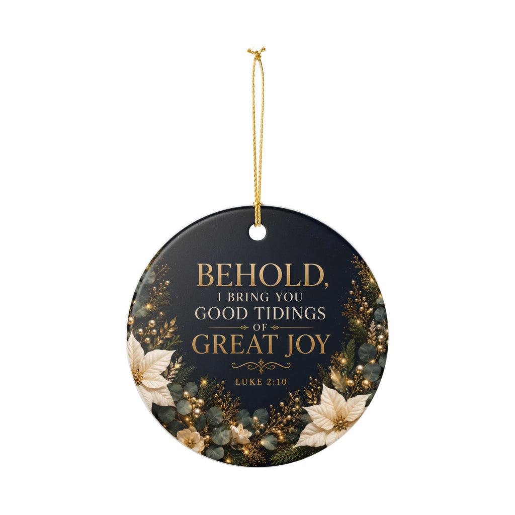 Behold, I Bring You Good Tidings of Great Joy Ornament