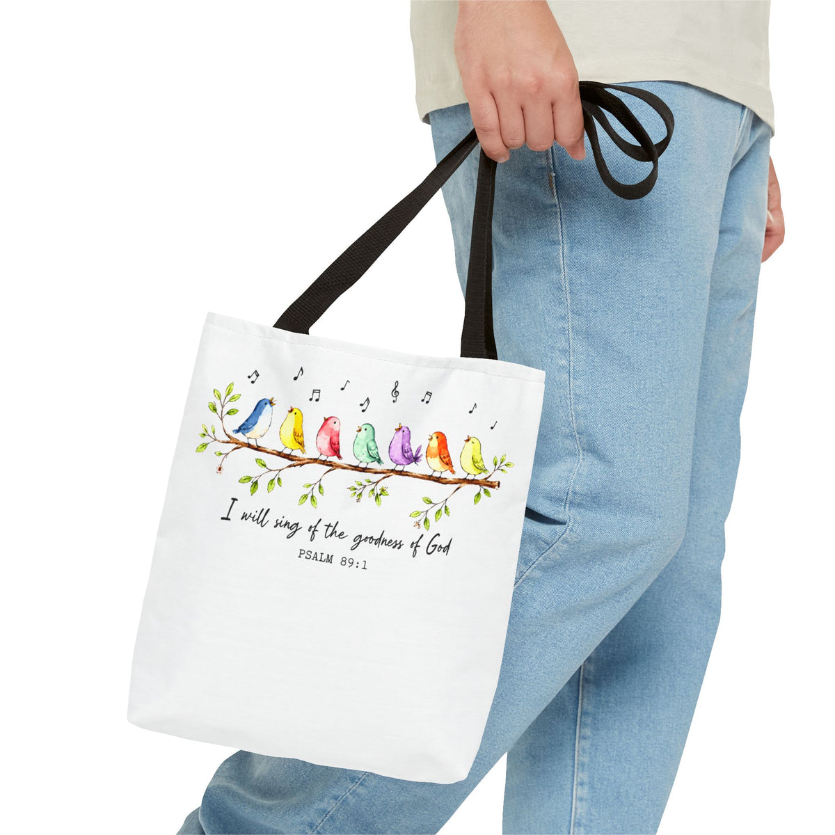 I Will Sing of the Goodness of God Tote Bag