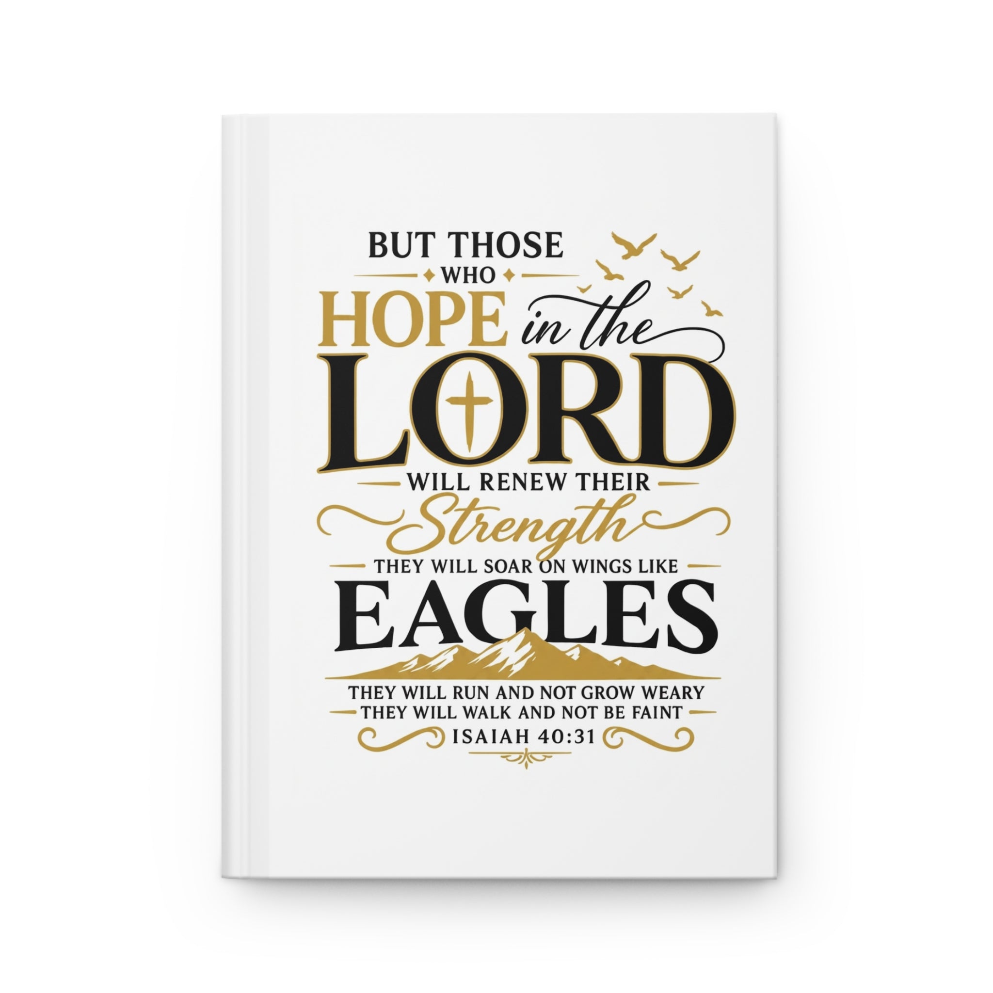 Hope in the Lord Hardcover Journal, Isaiah 40:31