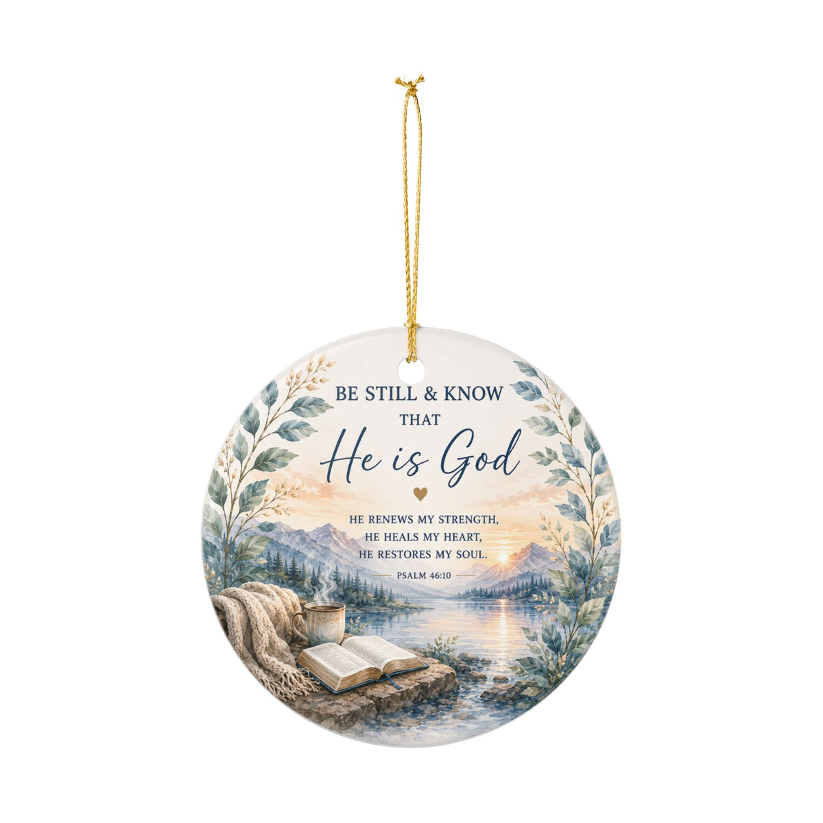 Be Still & Know That He Is God Ornament