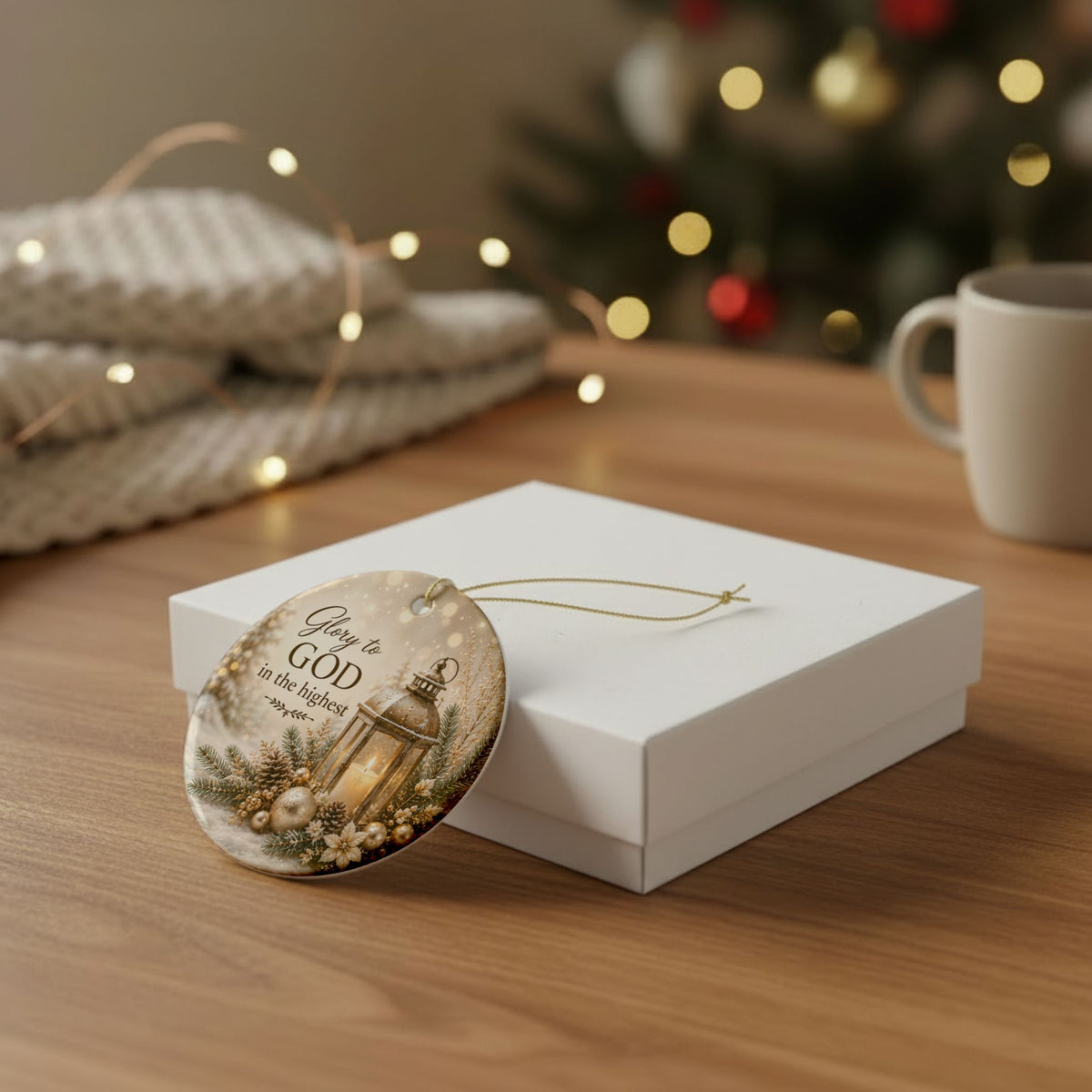 Glory to God in the Highest Christmas Ornament