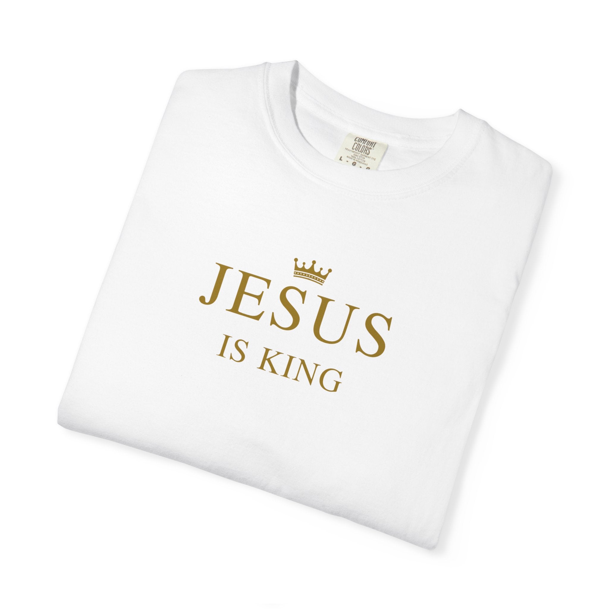 Jesus Is King Christian T-Shirt, Crown of Christ Tee