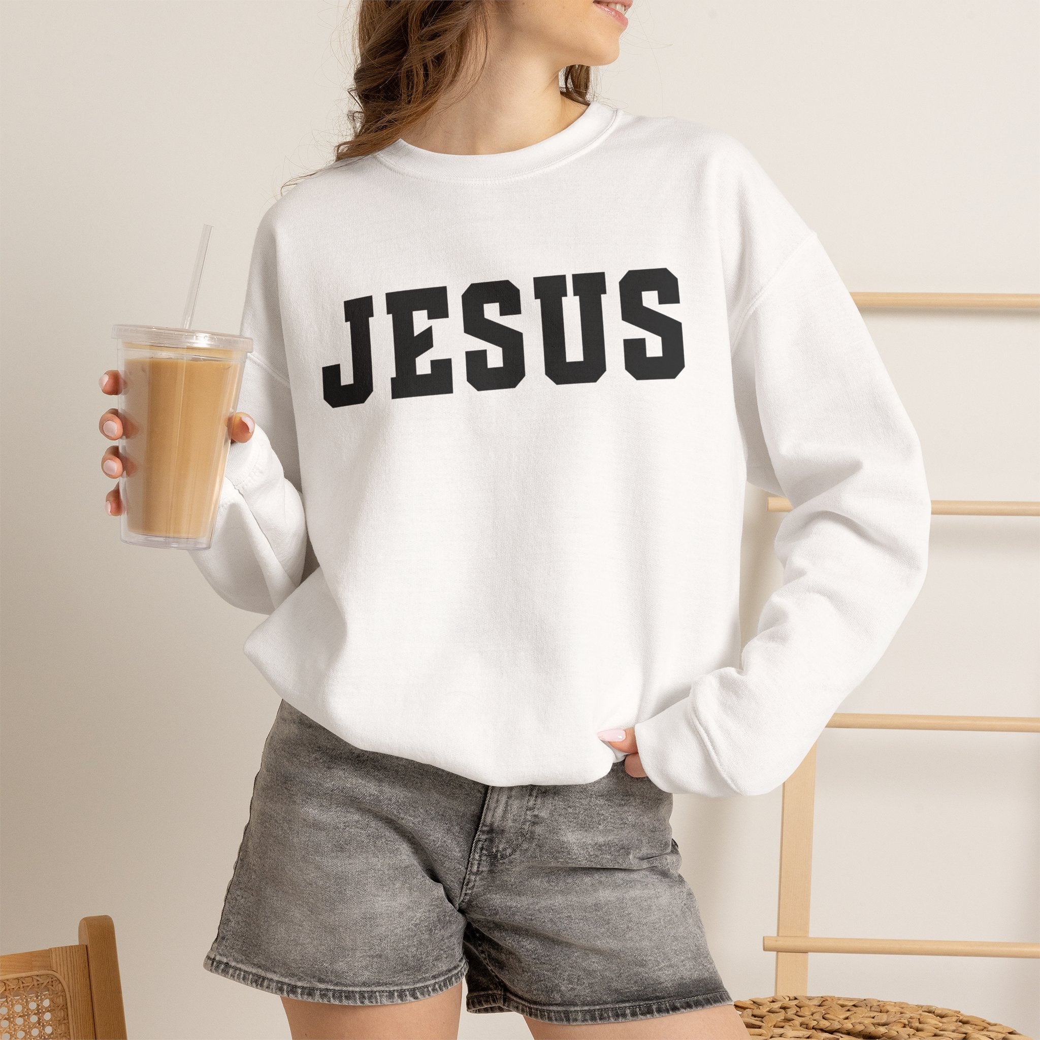 Jesus Bold Christian Faith Sweatshirt