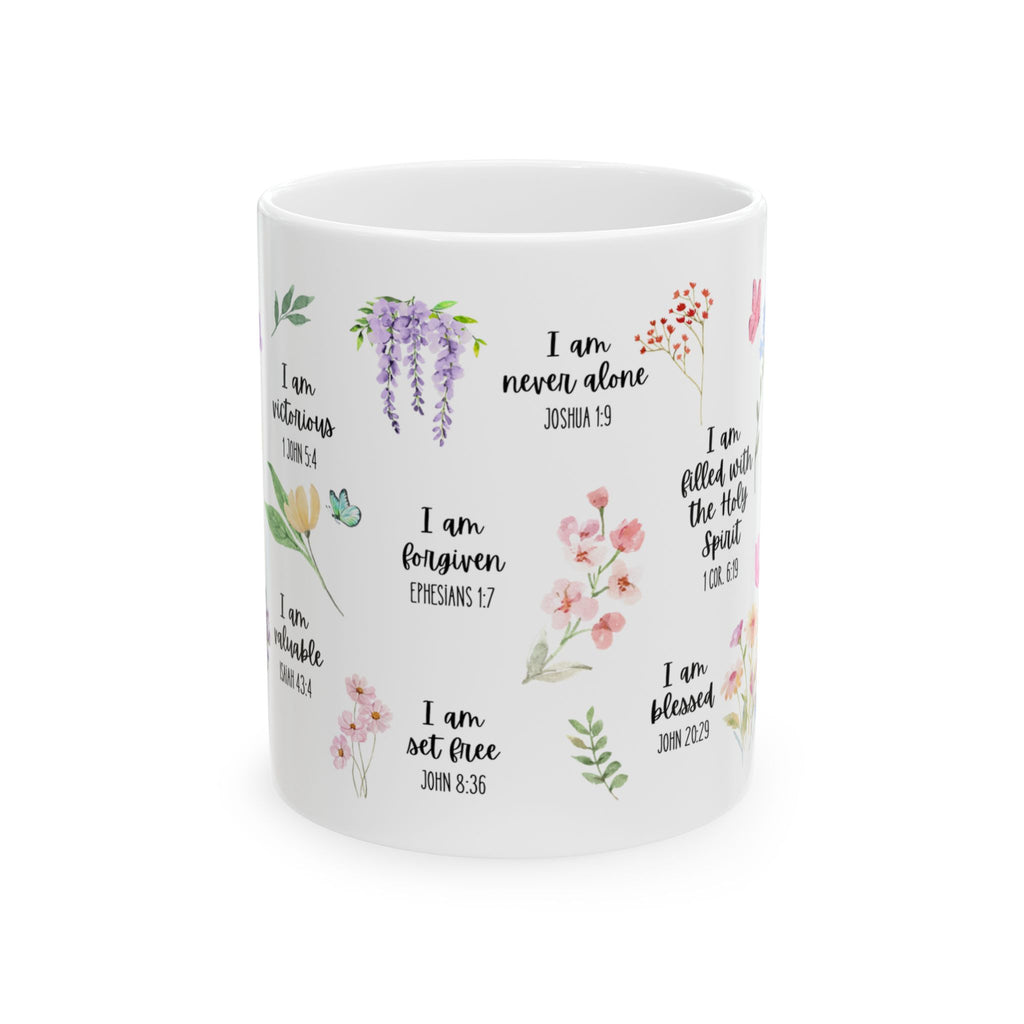 Scripture Affirmation Mug, Inspirational Bible Verse Gift