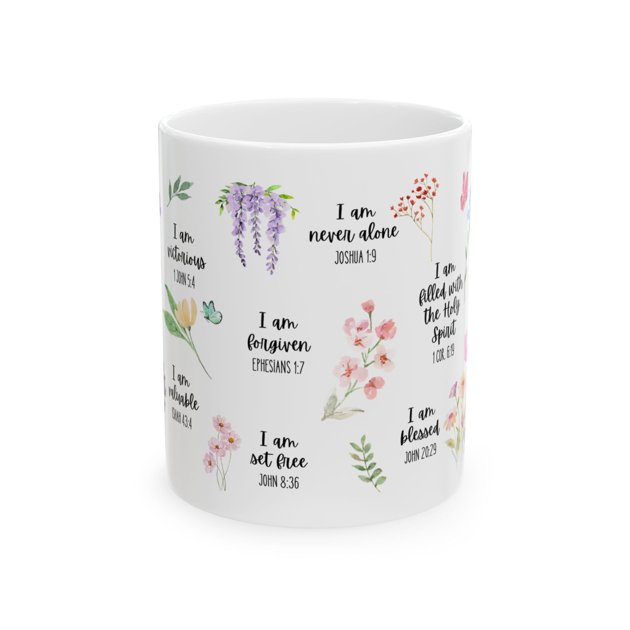 Scripture Affirmation Mug, Inspirational Bible Verse Gift