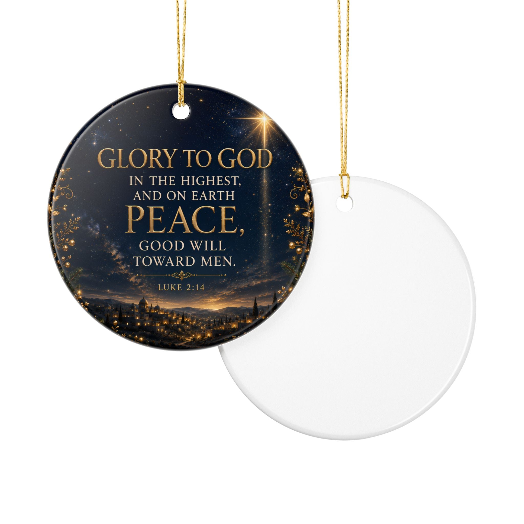 Glory to God in the Highest Ornament – Luke 2:14