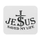 Jesus Saved My Life Christian Cross Mouse Pad