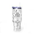 Christian Bible Verse 40 oz Tumbler, Prayer, Vacuum Thermal Tumbler
