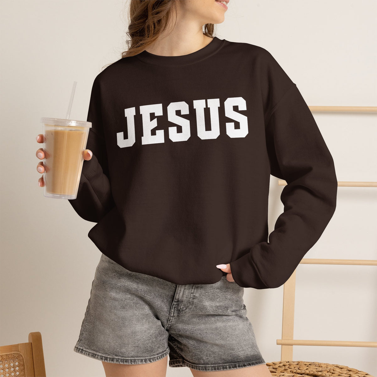 Jesus Bold Christian Faith Sweatshirt