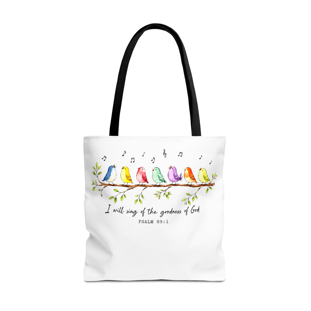 I Will Sing of the Goodness of God Tote Bag
