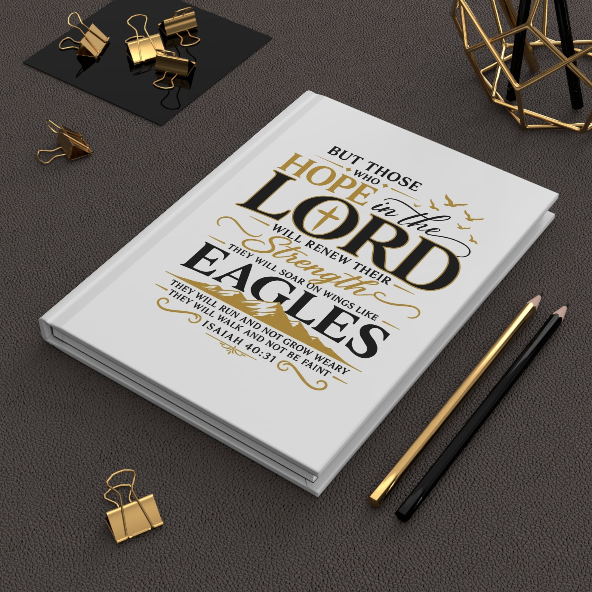 Hope in the Lord Hardcover Journal, Isaiah 40:31