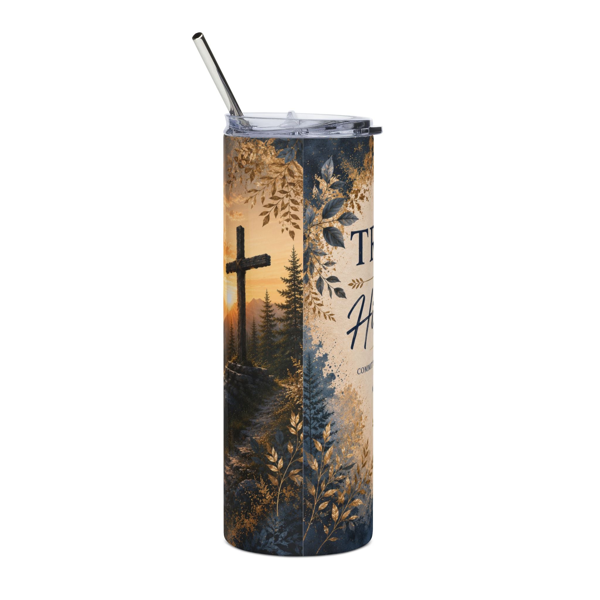Trust in His Plan Psalm 37:5 20 oz Tumbler