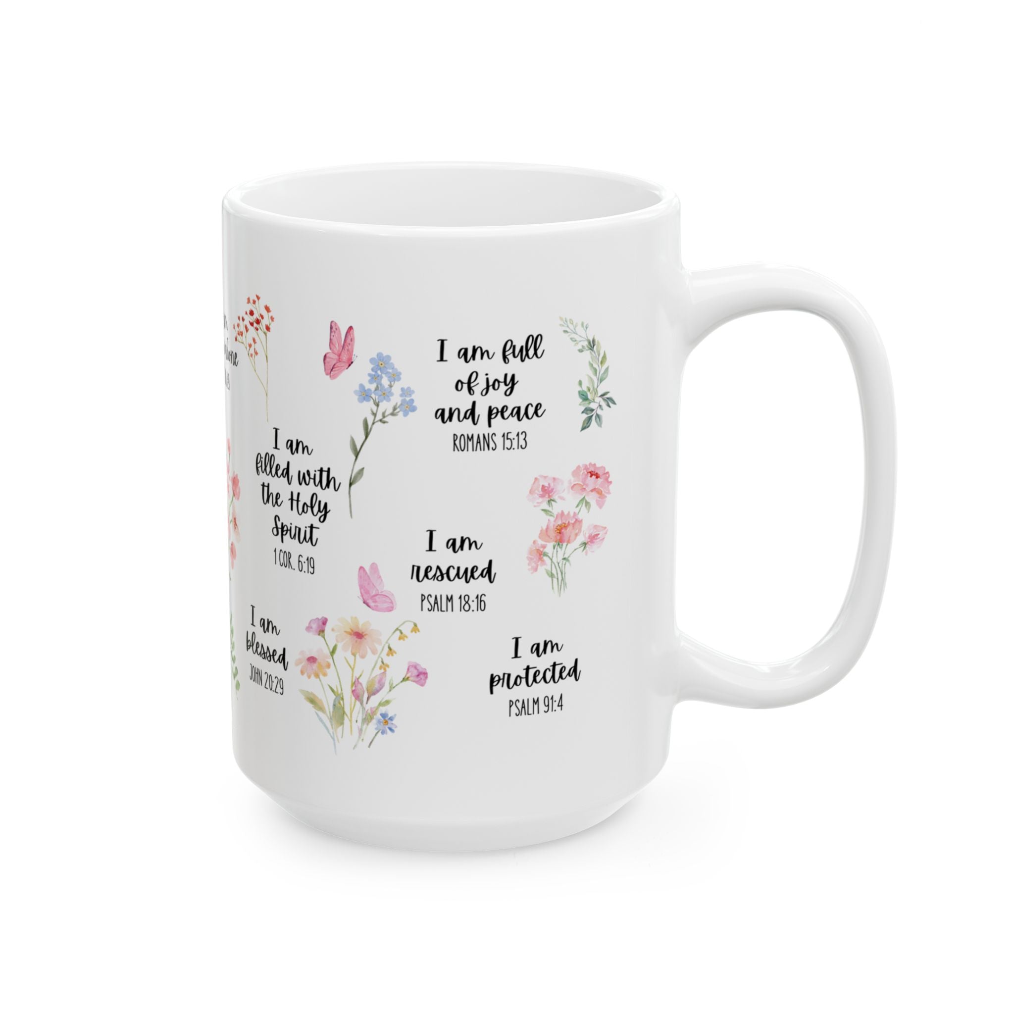 Scripture Affirmation Mug, Inspirational Bible Verse Gift