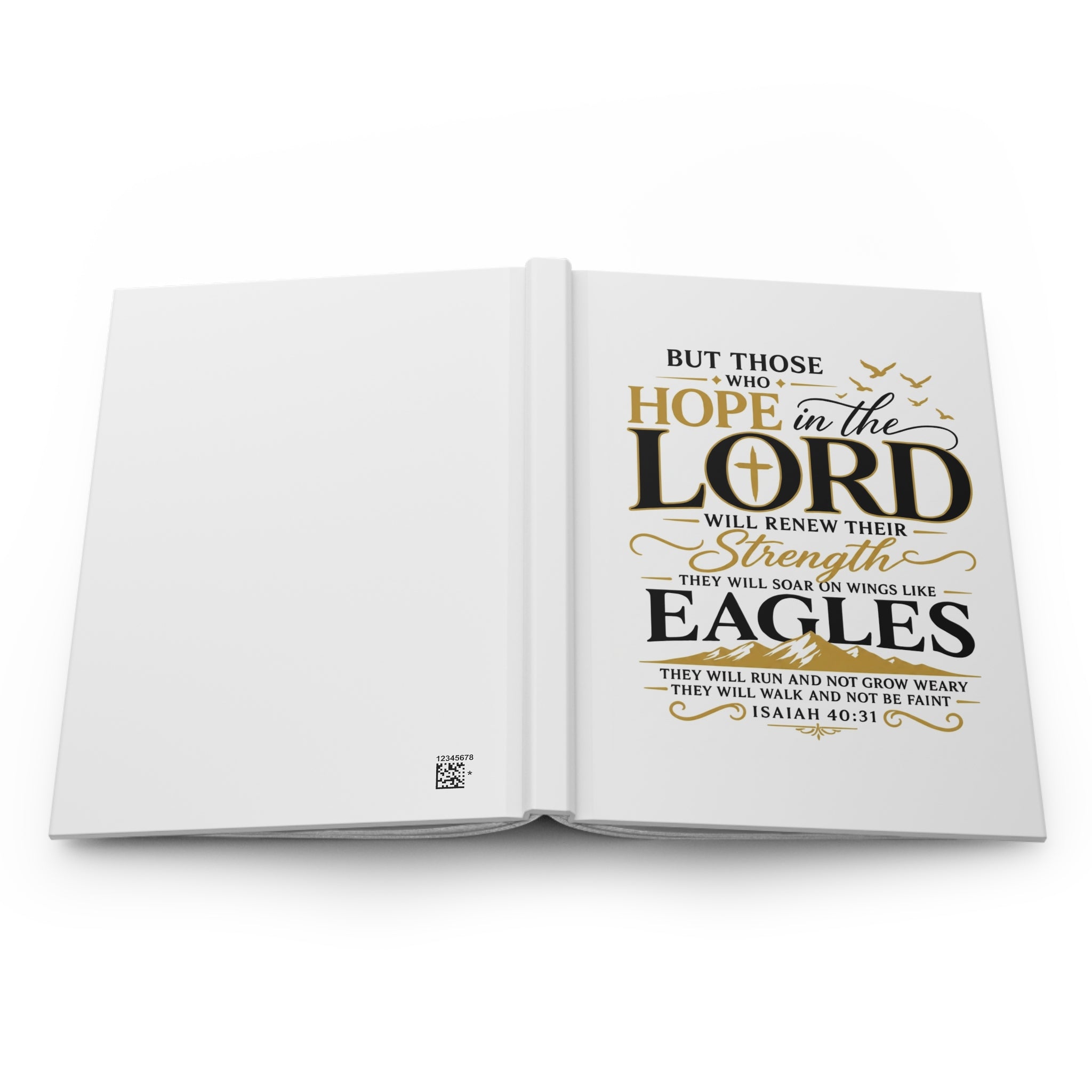 Hope in the Lord Hardcover Journal, Isaiah 40:31