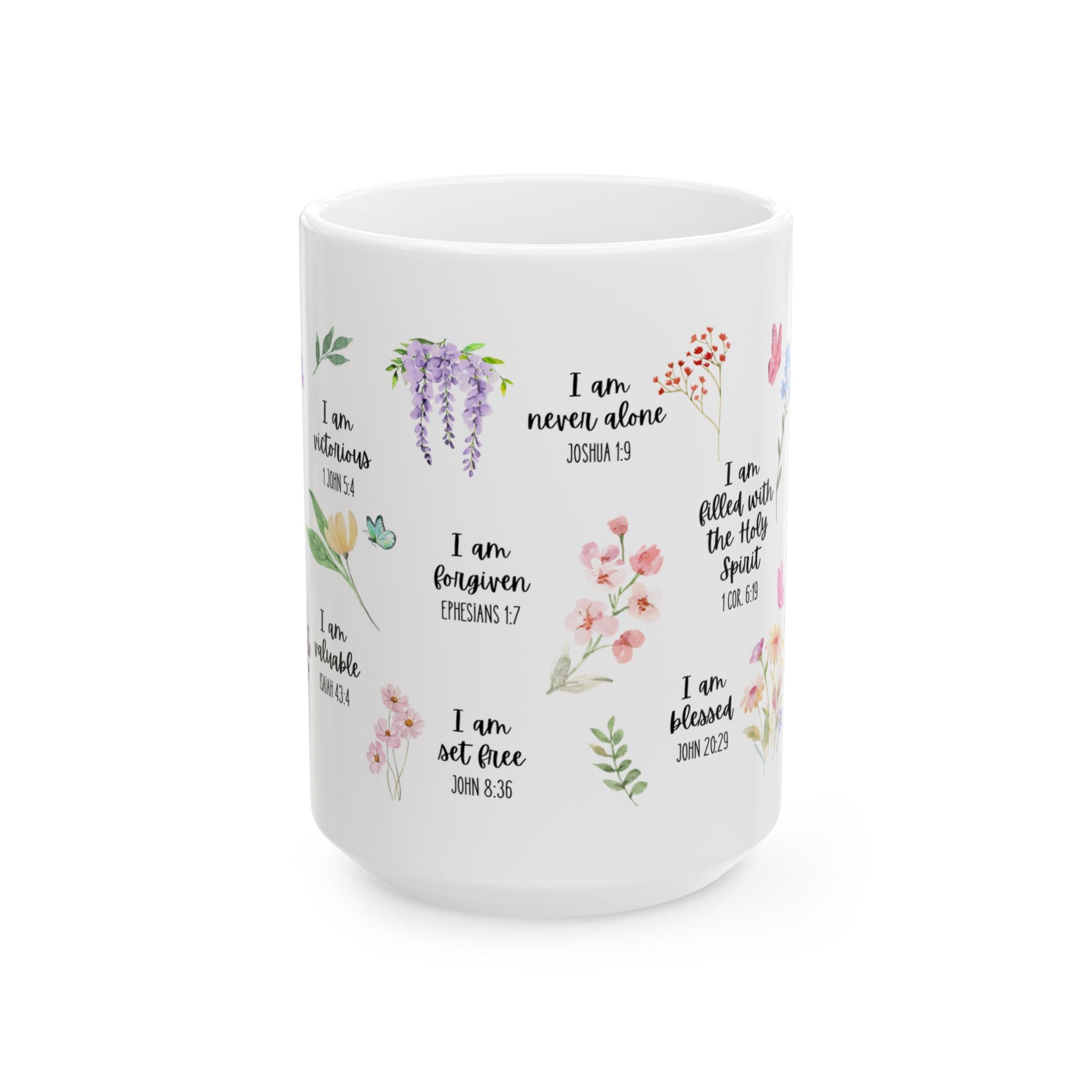 Scripture Affirmation Mug, Inspirational Bible Verse Gift