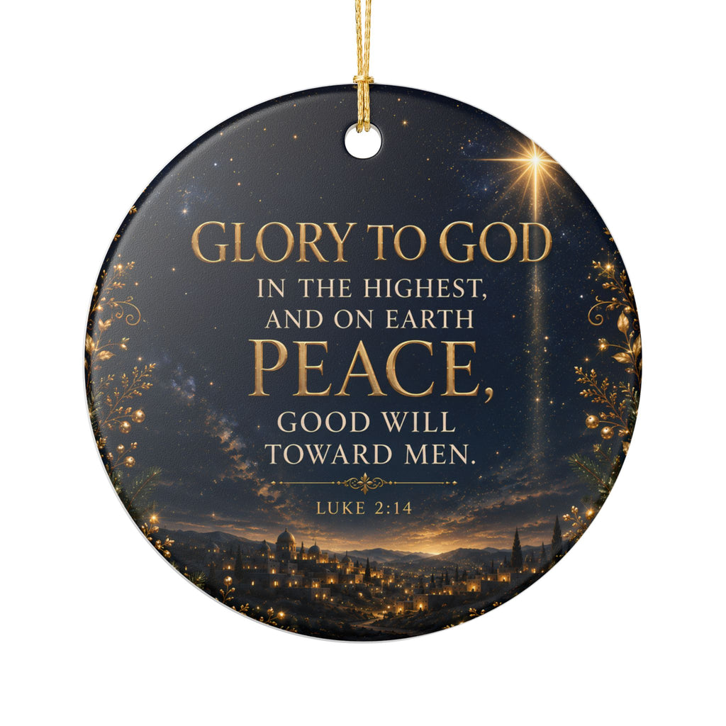 Glory to God in the Highest Ornament – Luke 2:14